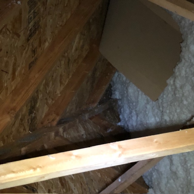 Roof inspection finding